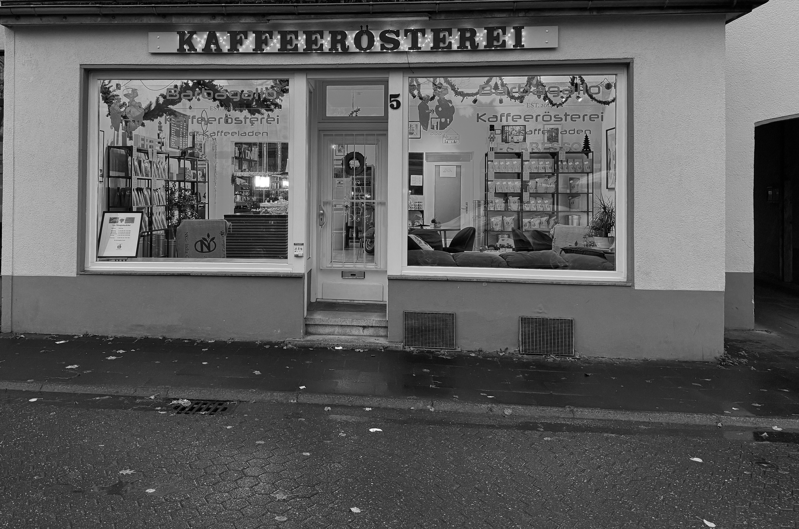 Außenansicht der Barbagallo Kaffeerösterei